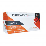 Portwest A930 - Оранжевые одноразовые перчатки Portwest